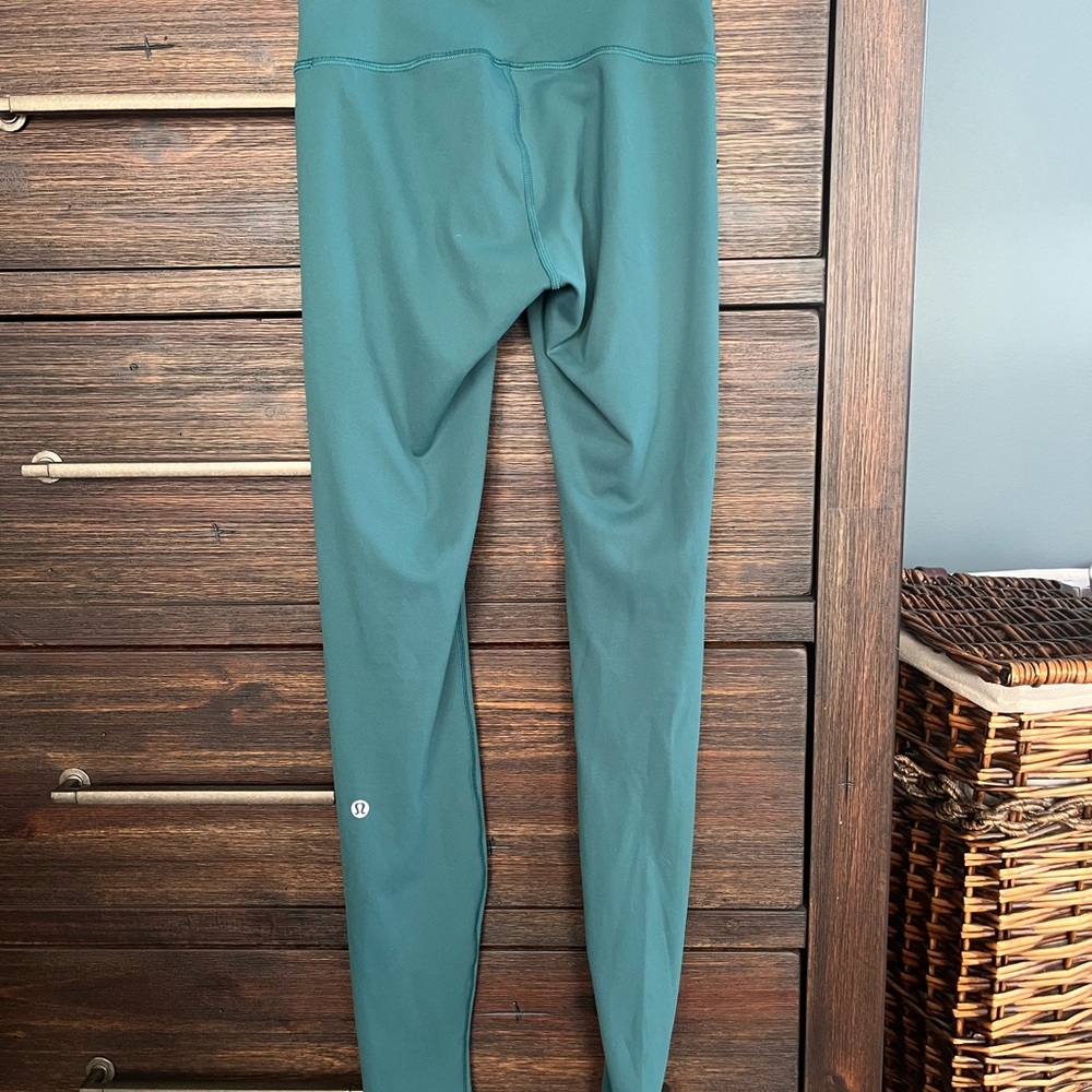 Lululemon Wundertrain 28in leggings in Teal - Picture 5 of 7